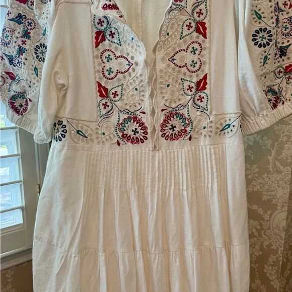 SEA New York embroidered mini dress Alicia - Picture 4 of 14